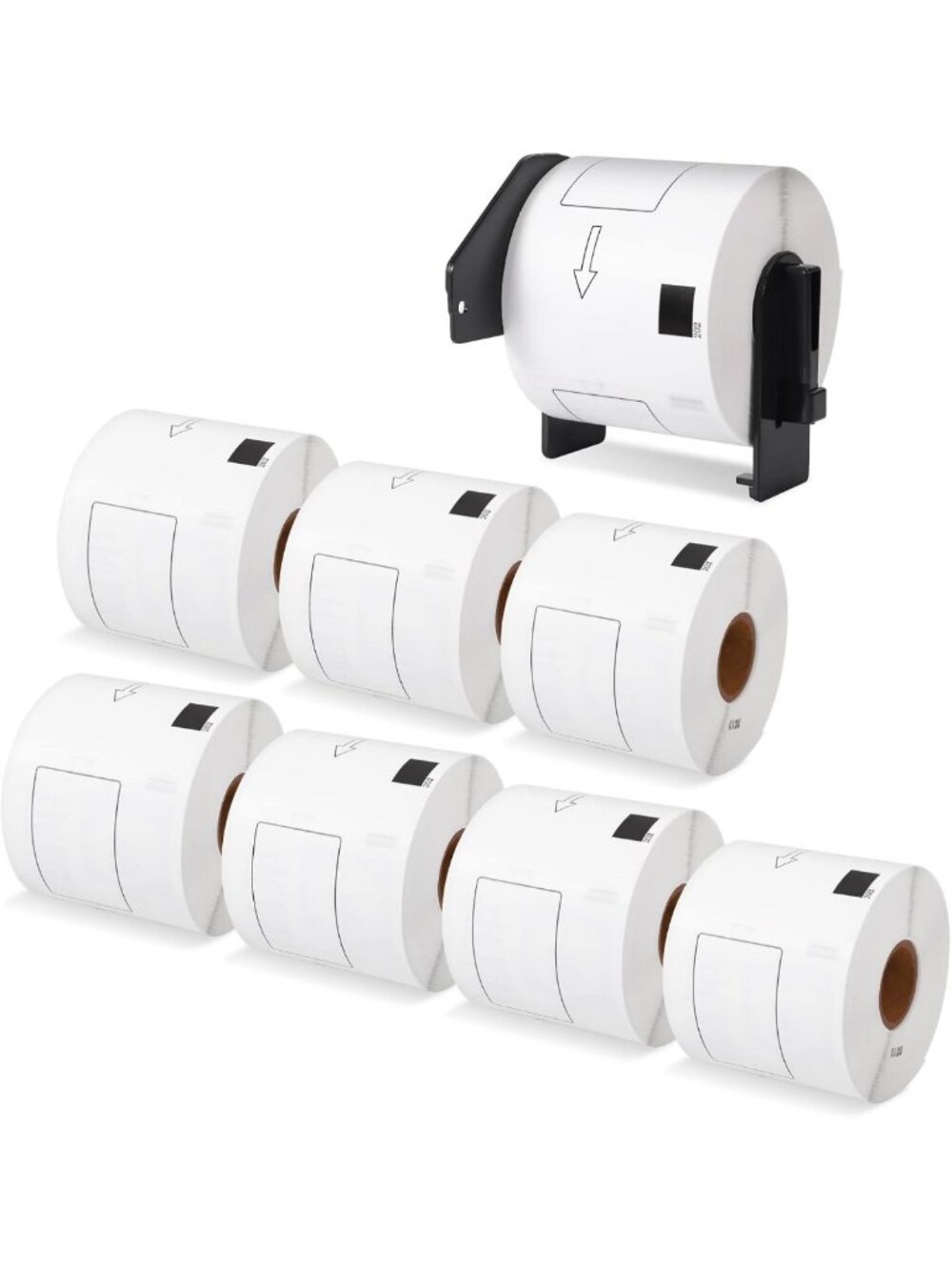 White Paper Shipping Labels Roll 2.4” x 3.9” - Compatible with Label Printers